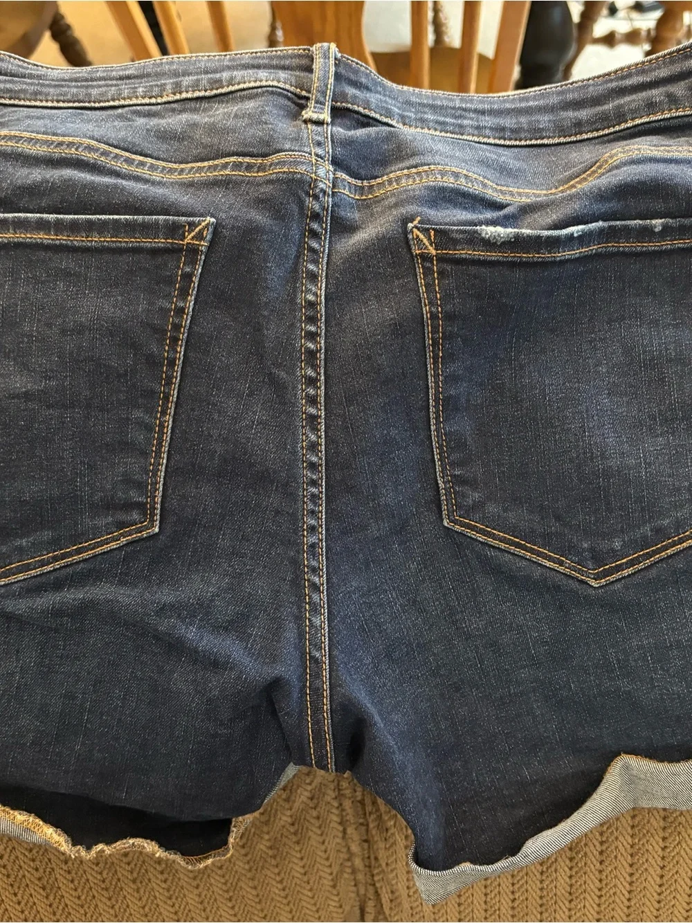 a.n.a Women’s Dark Indigo Denim Jean Shorts 3 Pairs - Picture 3 of 10